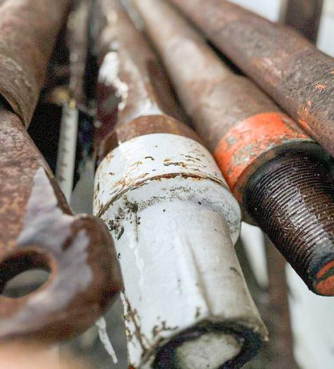 Used Short Drill Stem For 6" Or Larger Diameter Bit, 11 Ft. 6 In. Length, 2-3/4" X 3-3/4" Pin to Box Cable Tool Joints.