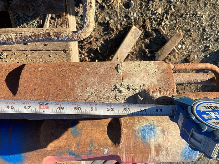 Used Carbide Button Bit withTurbo Lift Sub Adapter