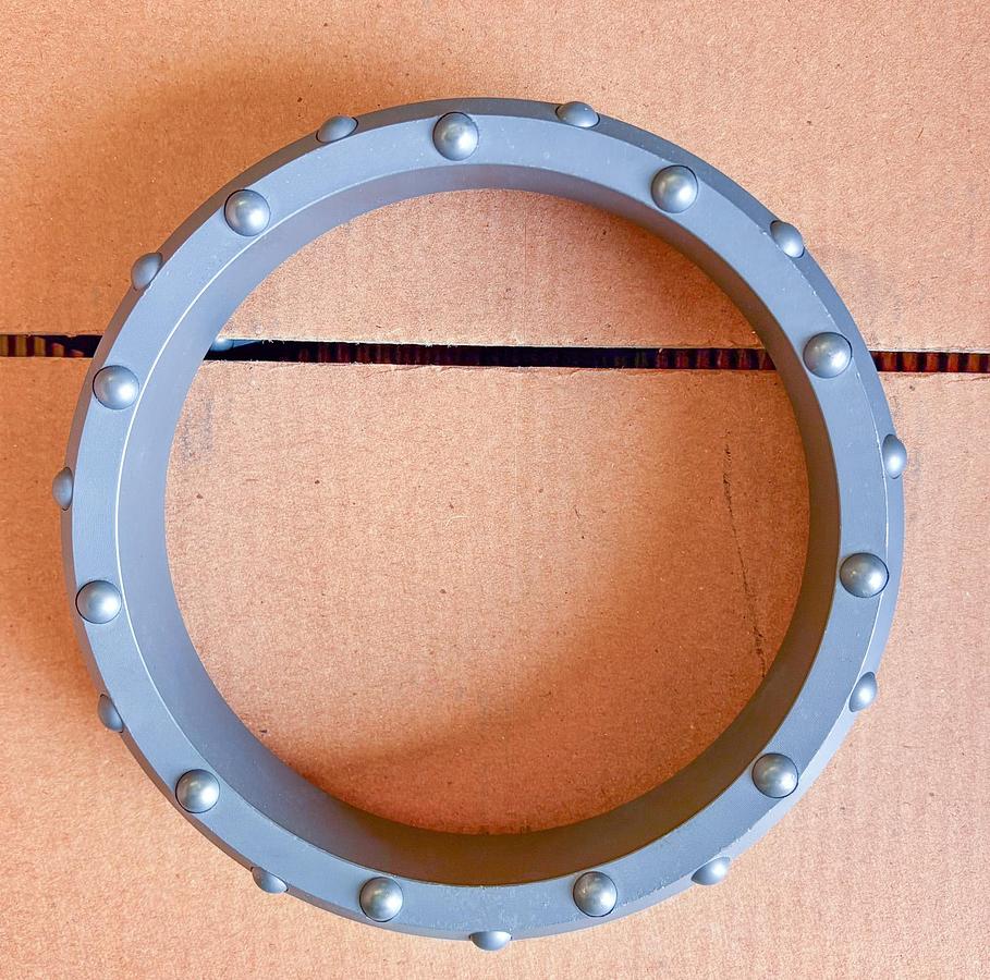 Used 6" Dual Rotary Shoe – 25 Button Assembly