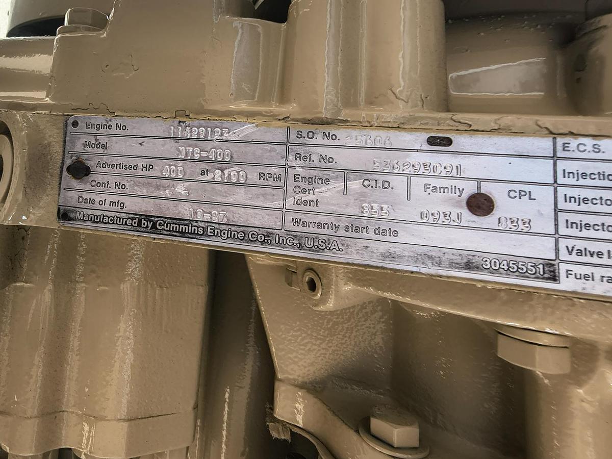 Used Cummins 855 STC Diesel Engine
