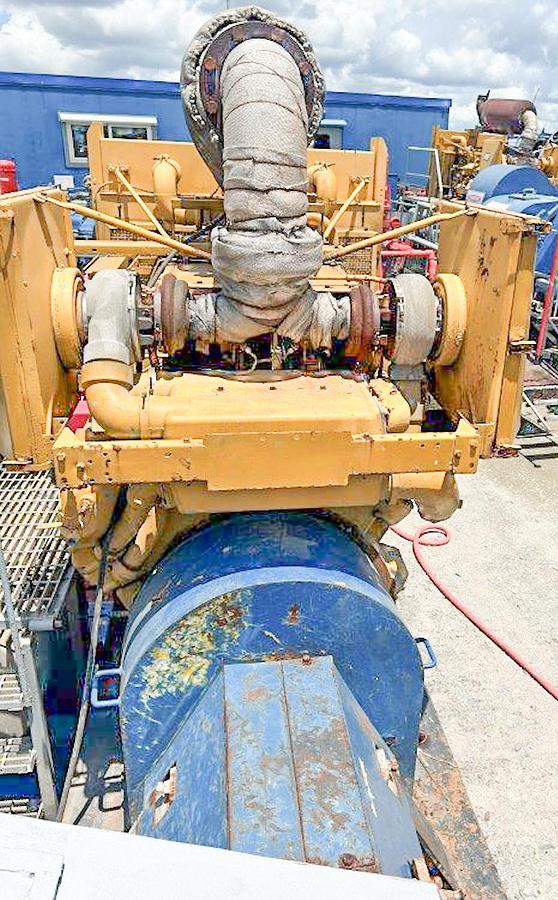 Used Gardner Denver PZ-7 (PZG) Triplex Drilling Mud Pump.