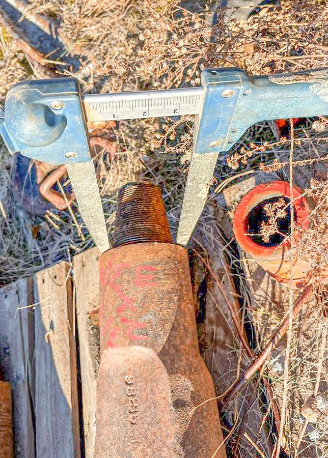 Used 9-5/8" Chisel Bit for Cable Tool Drill