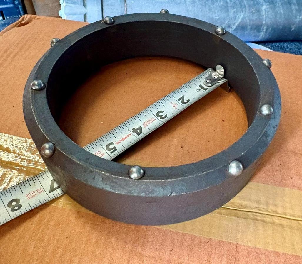 6" Dual Rotary Casing Shoe – 10 Domed Buttons Assembly- Extra Heavy Duty