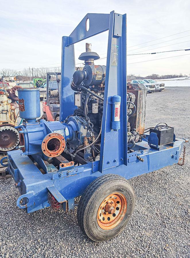 Used John Deere PAGD60-4045T PSO Trailer-Mounted Water Pump