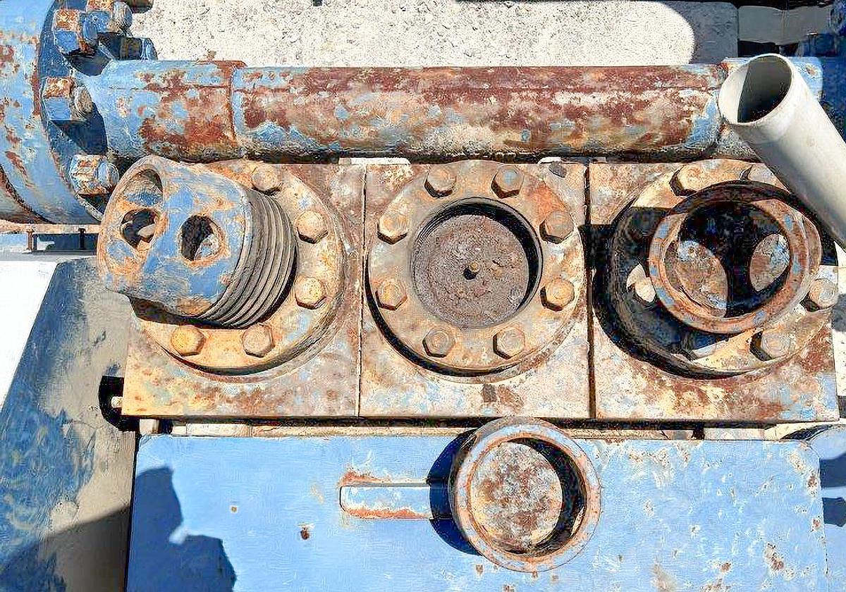 Used Gardner Denver PZ-7 (PZG) Triplex Drilling Mud Pump.