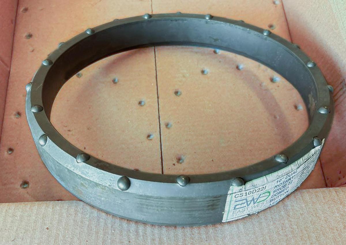 Used 10" Dual Rotary Casing Shoe – 22 Domed Buttons Assembly