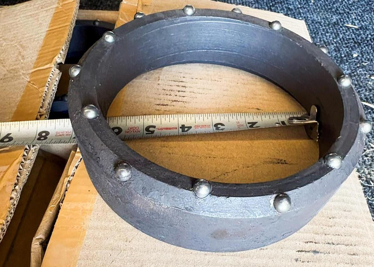 6" Dual Rotary Casing Shoe – 14 Domed Buttons Assembly- Extra Heavy Duty