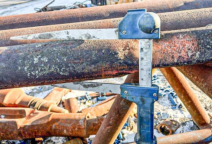 Used Gill Rock Drill Stem For 6-1/2" Or Larger Diameter Bit, 16 Ft. 4 In. Length, 2-1/4" X 3-1/4" Pin To 2-3/4" X 3-3/4" Box Cable Tool Joints.