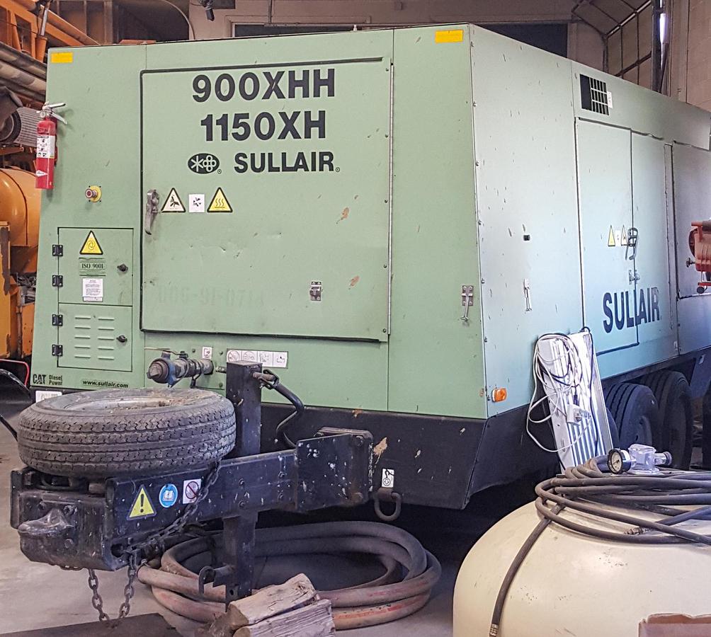 Used 2011 Sullair 900XHH / 1150XHH High Pressure Portable Air Compressor