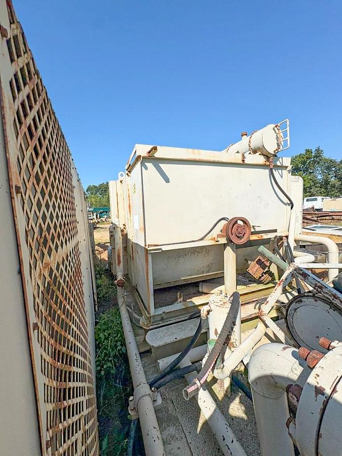 Used Knight KOA-2 4-3/4" Single Stage Horizontal Air Booster Compressor for parts for rebuild (no engine)