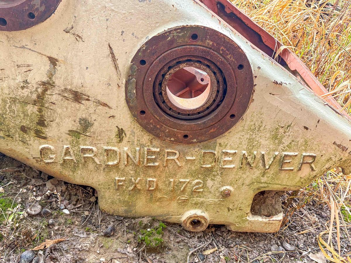 Used Gardner Denver FXD 172 Gear End from FYFXDH Duplex Mud Pump