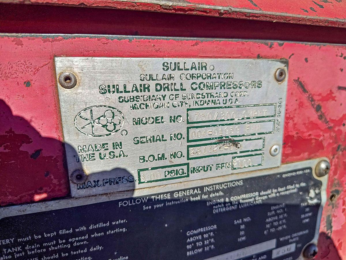 Used 1978 Schramm T64HB Drill Rig