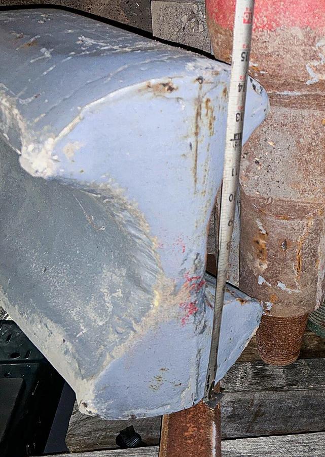 Used 14-1/2" Chisel Bit for Cable Tool Well Drilling Rig.