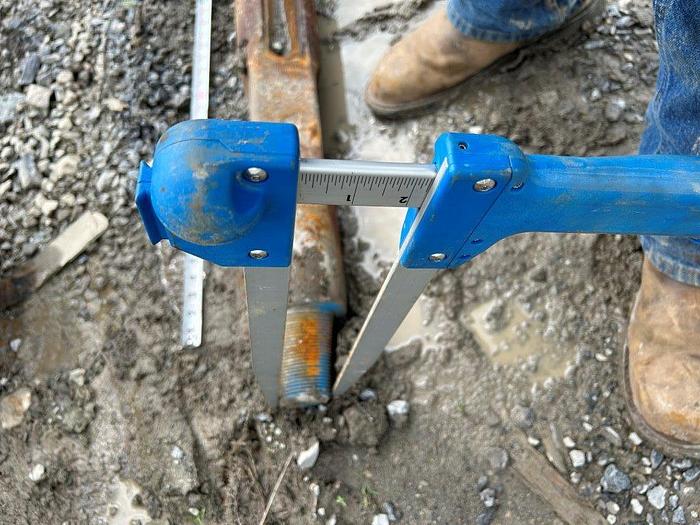 Used Mixer Sub / Expansion Adapter w/ 6" Chisel Bit for Cable Tool