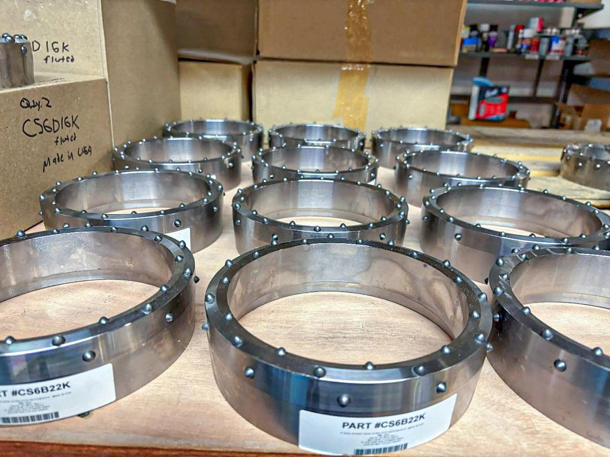 Used 6" DUAL ROTARY SHOE 22 BALLISTIC BUTTON ASSY