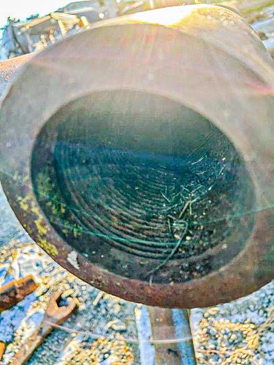 Used Gill Rock Drill Stem For 6-1/2" Or Larger Diameter Bit, 16 Ft. 4 In. Length, 2-1/4" X 3-1/4" Pin To 2-3/4" X 3-3/4" Box Cable Tool Joints.