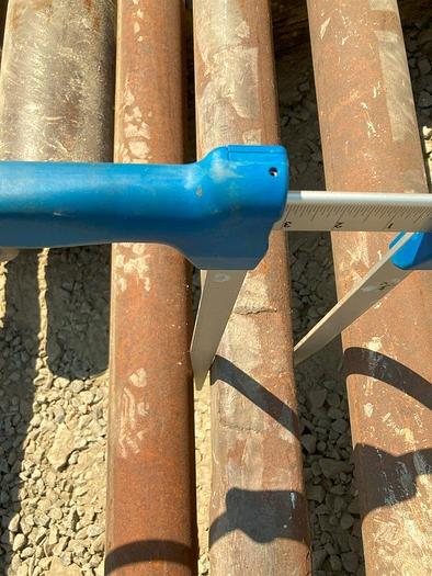 Used 212" Ring Stem Steel Bar Rod for Cable Drill