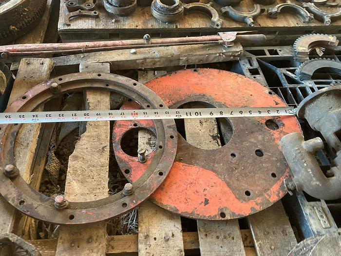 Used Lot of 2 Drive Gear RINGS Wheel Plate Belt Pulley