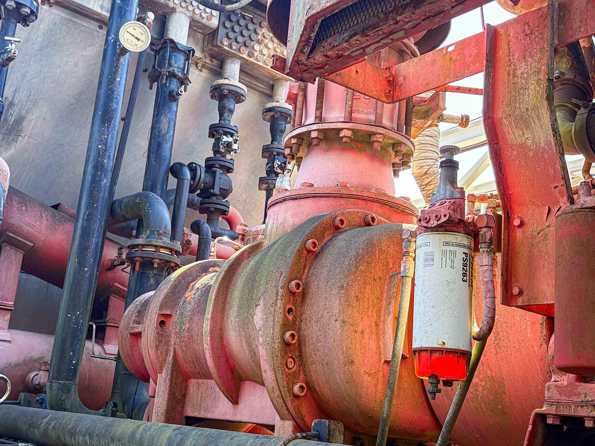 Used 1997 AirComp GHH 246 Air Compressor & CAT 3412 E-TA Engine