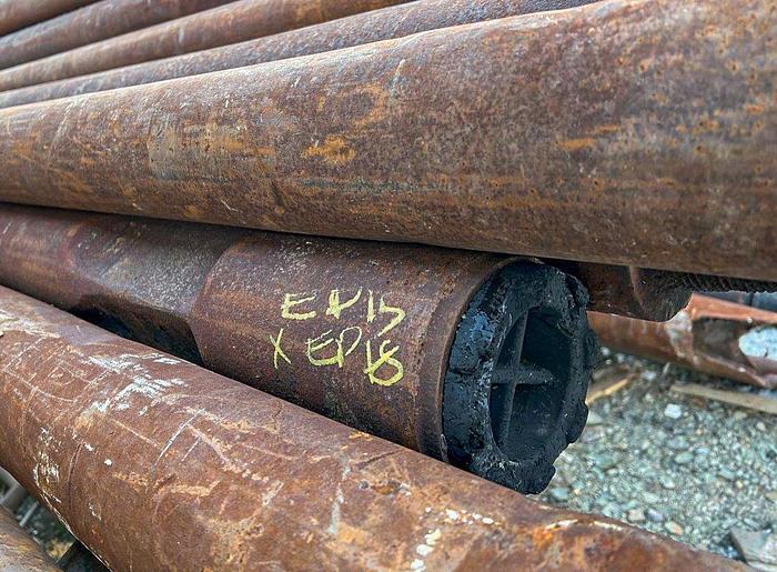 Used Short Drill Stem For 6" Or Larger Diameter Bit, 11 Ft. 6 In. Length, 2-3/4" X 3-3/4" Pin to Box Cable Tool Joints.