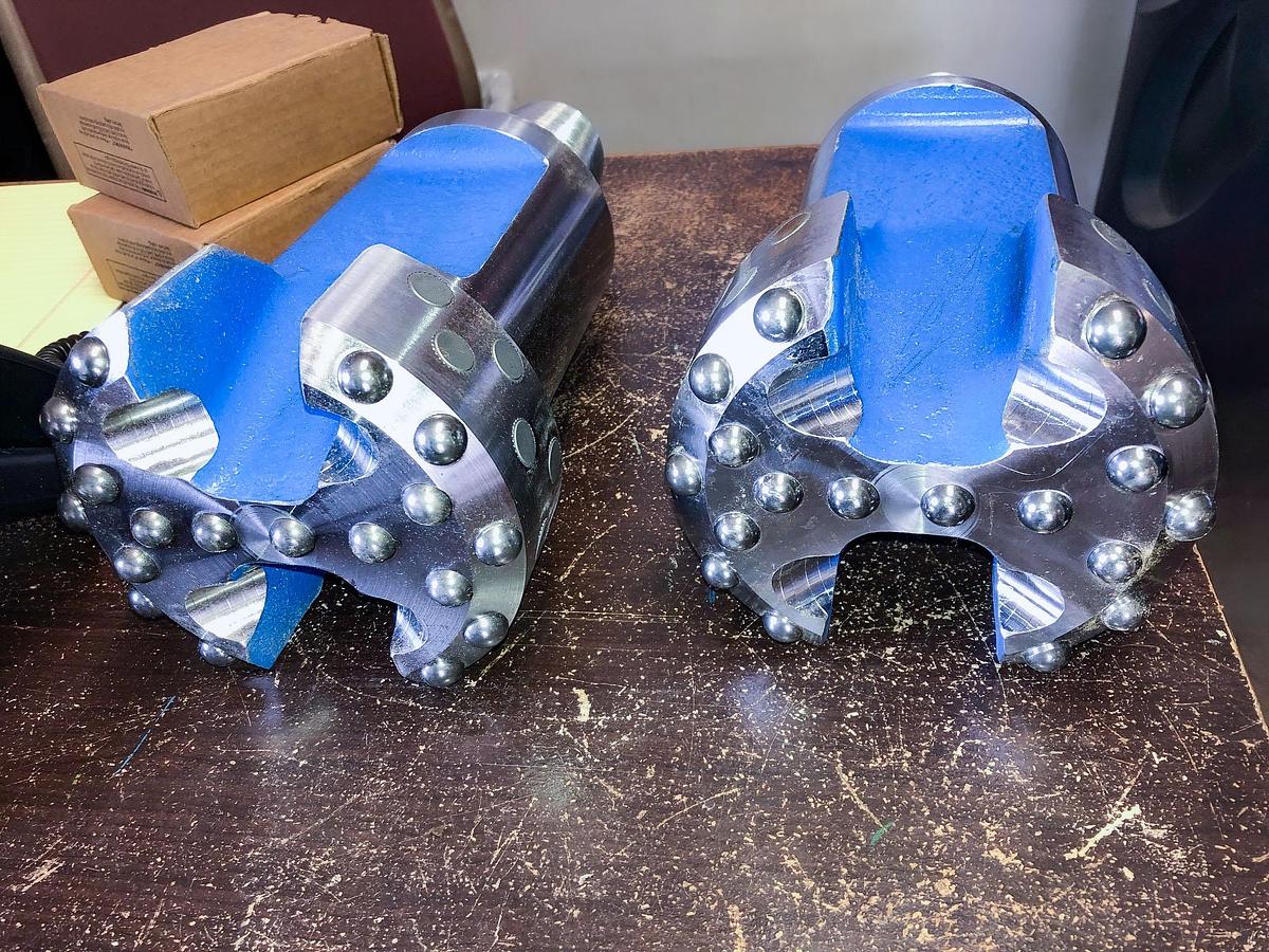 Used Trident SUPREME 6" Flat Face Carbide Button Cable Tool Drill Bit