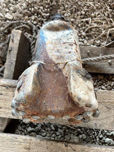 Used 5-3/4" Trident Supreme Flat Face Button Bit