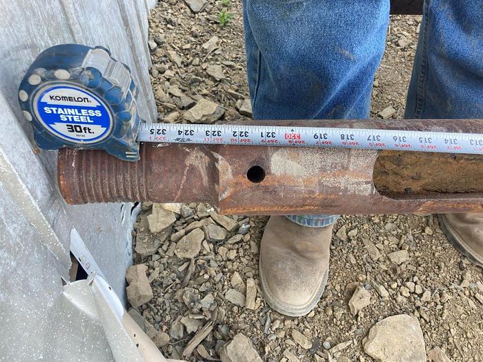 Used Drill Stem with open-side Rope Socket