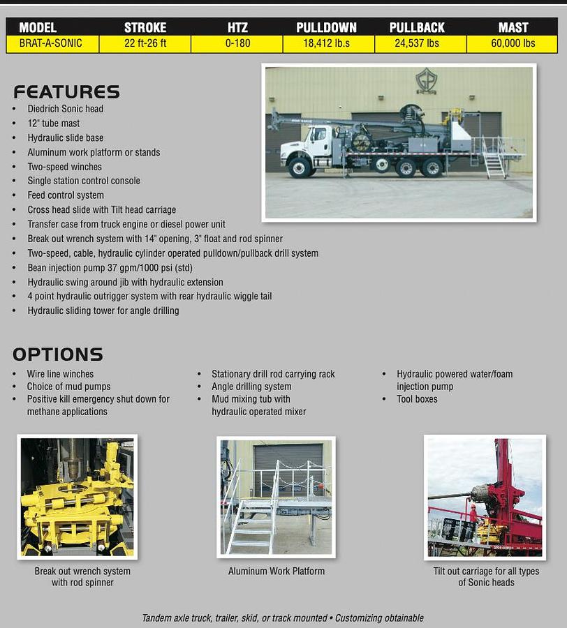 Used Gus Pech R-15 Drill Rig