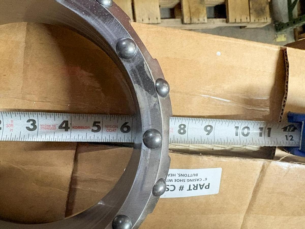 6" Dual Rotary Casing Shoe – 20 Domed Buttons Assembly- Heavy Duty #689-02-HD-D