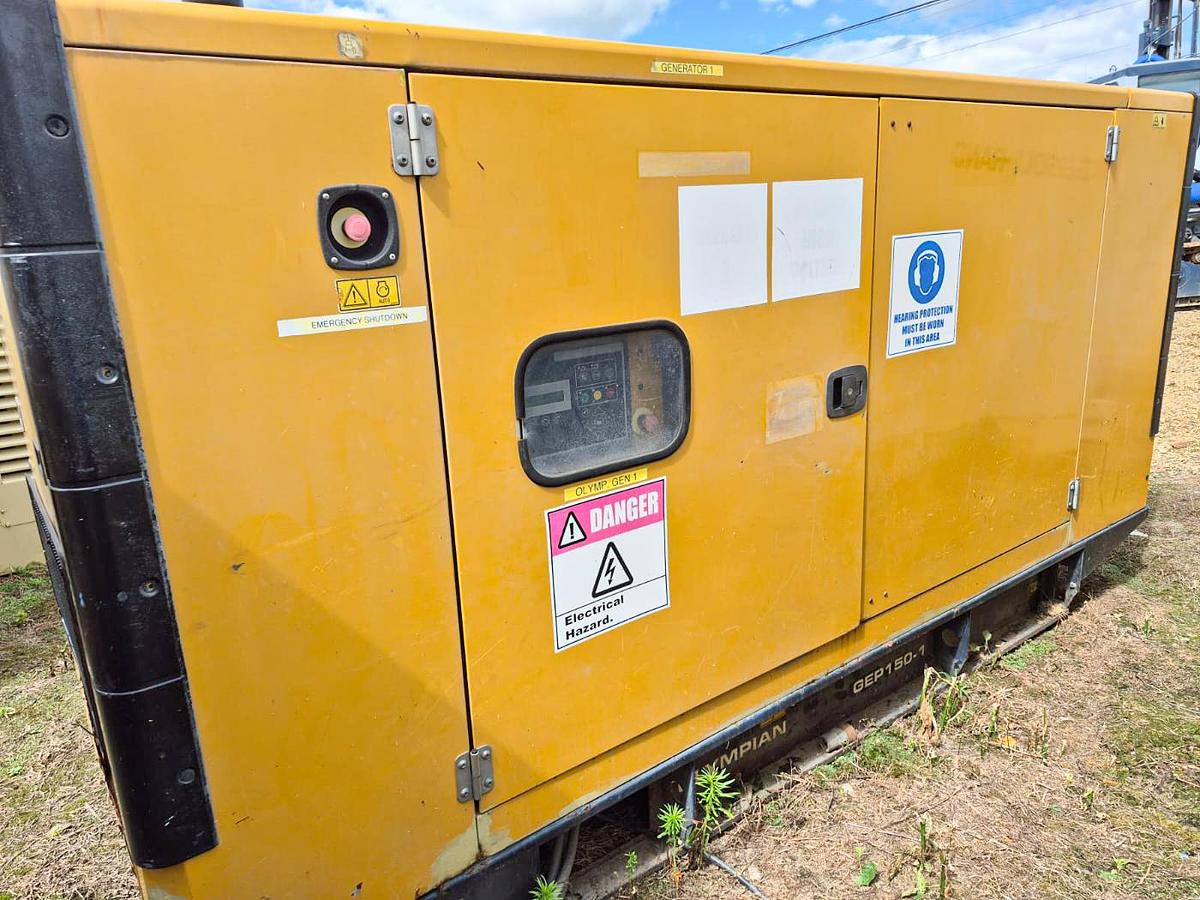 Used 2014 Caterpillar Olympian 3-Phase 380/220 Volt Generator Set