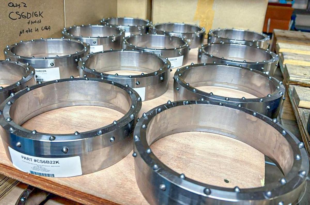 Used 6" DUAL ROTARY SHOE 22 BALLISTIC BUTTON ASSY