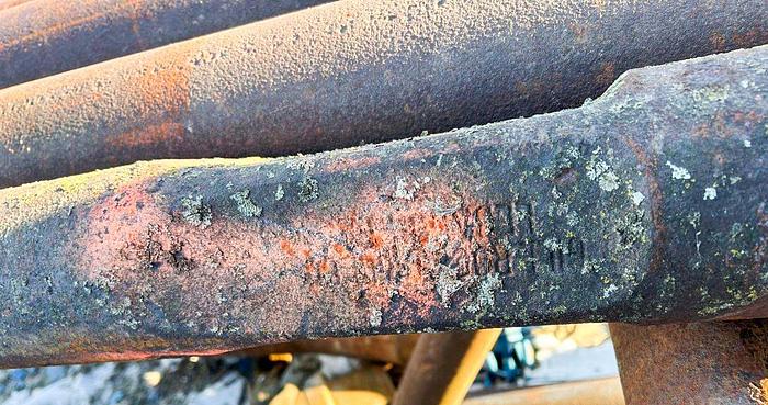 Used Gill Rock Drill Stem For 6-1/2" Or Larger Diameter Bit, 16 Ft. 4 In. Length, 2-1/4" X 3-1/4" Pin To 2-3/4" X 3-3/4" Box Cable Tool Joints.