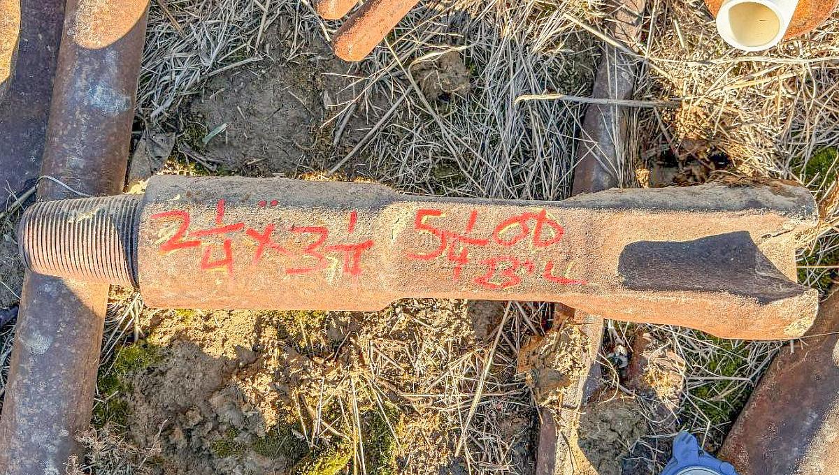 Used 5-1/4” x 23" Cable Tool Drilling Chisel Bit