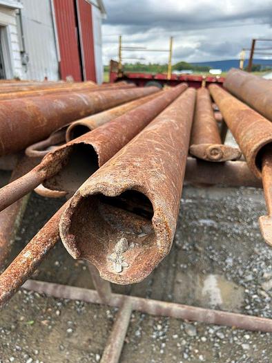 Used 4-1/2" x 153" Corrugated Bottom Well Bailer for Cable Tool