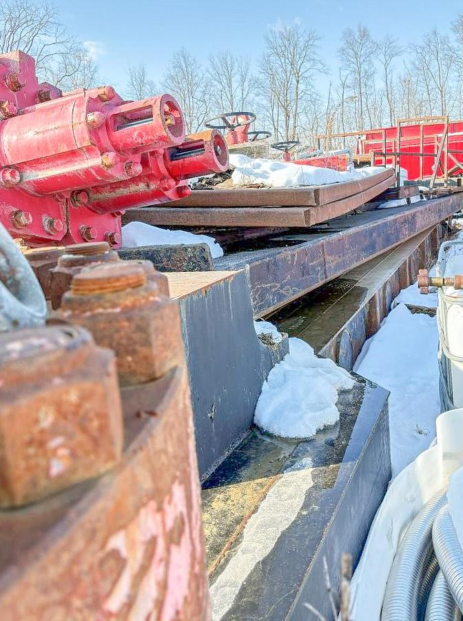 Used Schramm T130 Sub Base, GenSet House Drilling Equipment