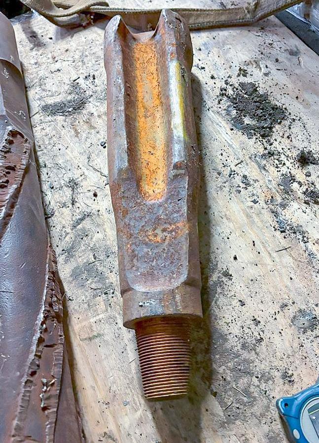 Used 7-1/2" Chisel Bit for Cable Tool Well Drill Rig