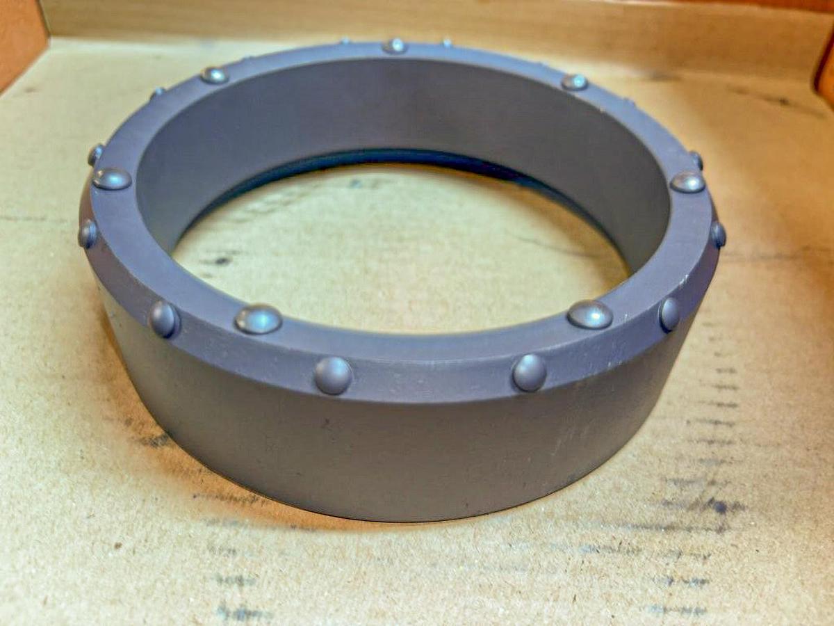 5" Dual Rotary Shoe – 14 Domed Button Assembly