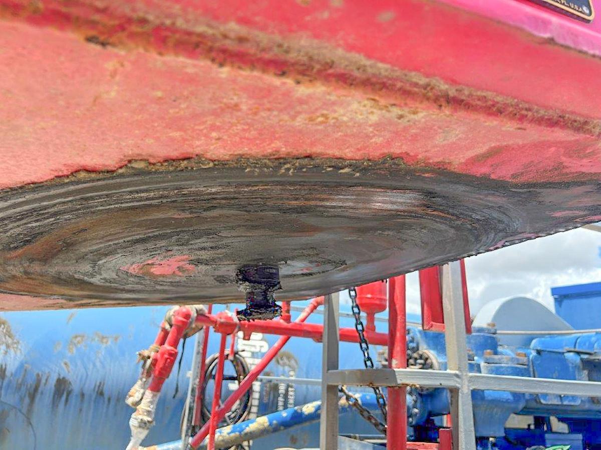 Used Gardner Denver PZ-7 (PZG) Triplex Drilling Mud Pump.