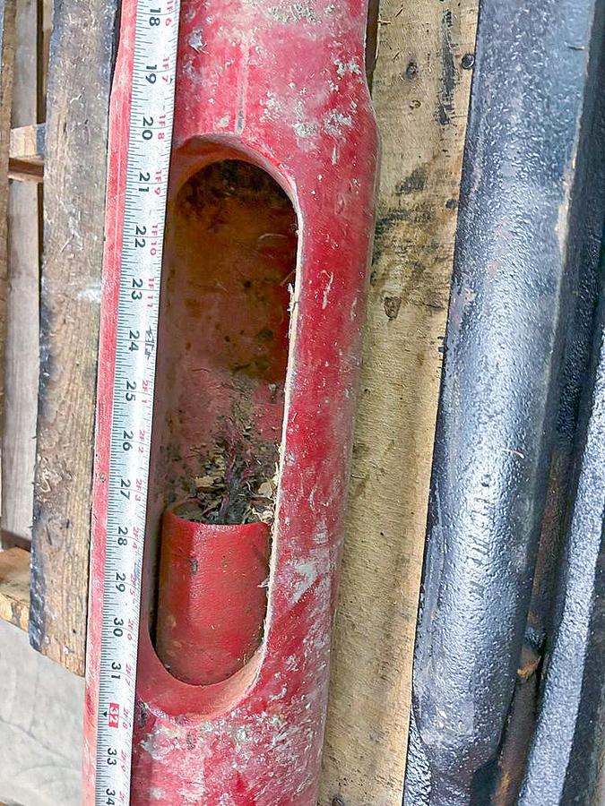 Used Open Side "Burns Style" Rope Socket for Cable Tool Well Drilling.