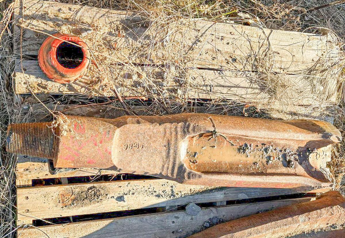 Used 9-5/8" Chisel Bit for Cable Tool Drill