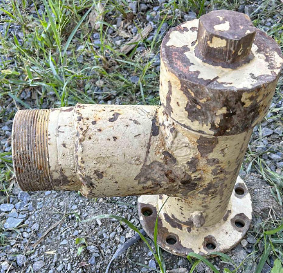Used Cuttings Discharge Gooseneck for Reverse Circulation Drilling