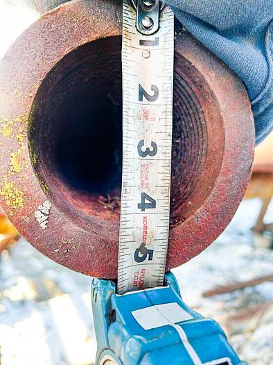 Used Gill Rock Drill Stem For 6-1/2" Or Larger Diameter Bit, 16 Ft. 4 In. Length, 2-1/4" X 3-1/4" Pin To 2-3/4" X 3-3/4" Box Cable Tool Joints.