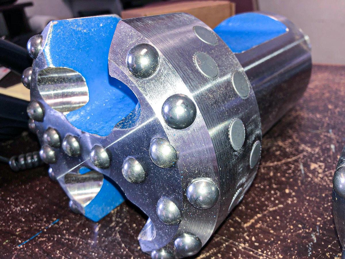 Used Trident SUPREME 6" Flat Face Carbide Button Cable Tool Drill Bit