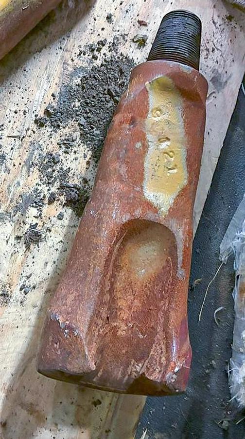 Used 7" Chisel Bit for Cable Tool Well Drill Rig