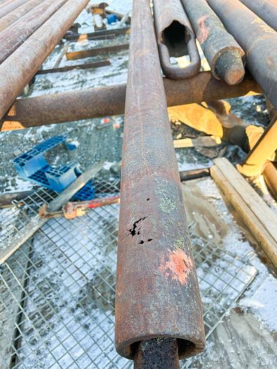 Used 4-1/4" Dart Valve Bailer for Cleaning Wells With Cable Tool Drill Rig Or Pump Hoist Truck.