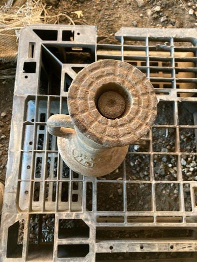 Used Vintage Antique Screw jack for Leveling Cable Tool