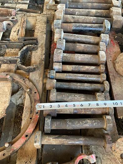 Used Lot of 15 Casing Drive Block Hammer Bolts for Cable Tool
