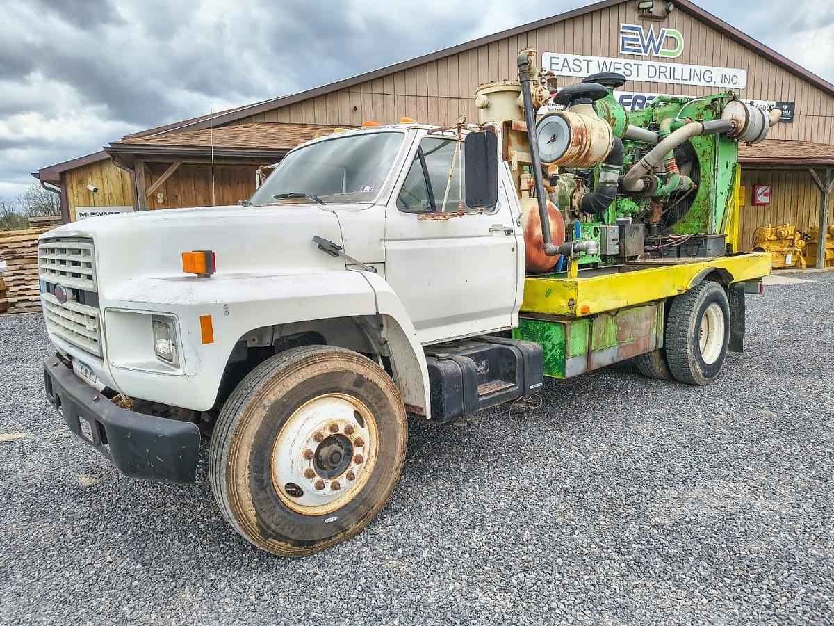 Used Sullair 900 CFM / 350 PSI Truck-Mounted Air Compressor