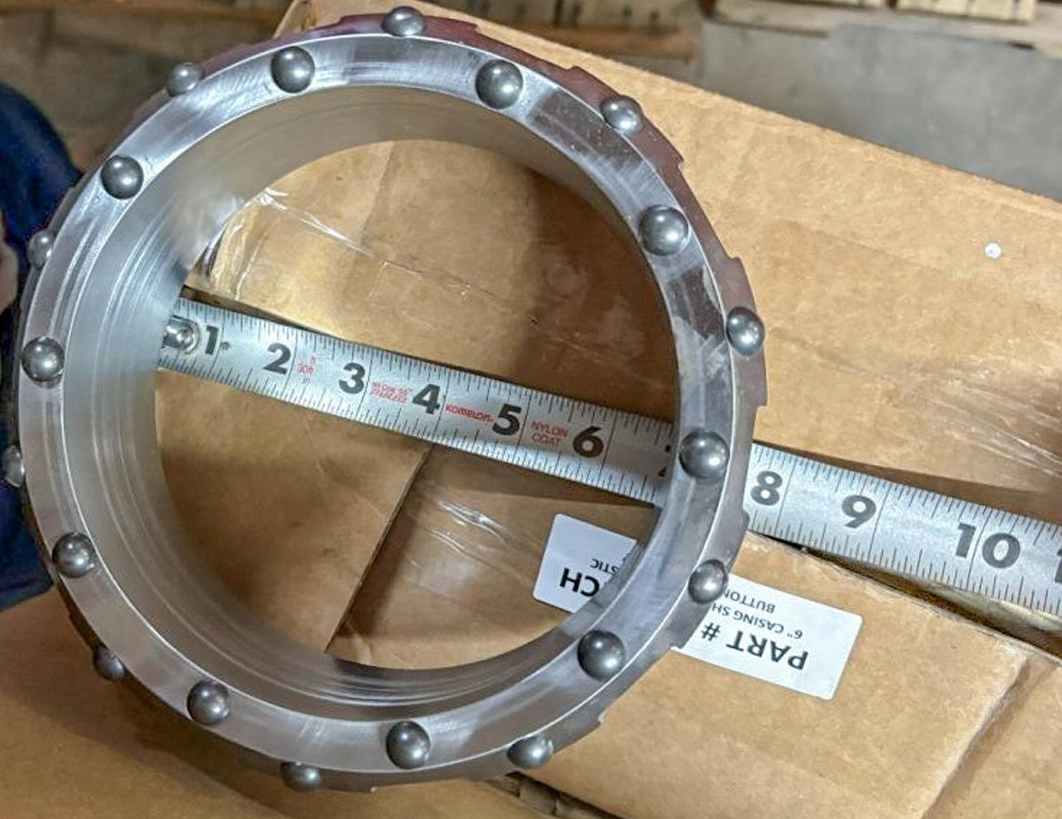 6" Dual Rotary Casing Shoe – 20 Domed Buttons Assembly- Heavy Duty #689-02-HD-D