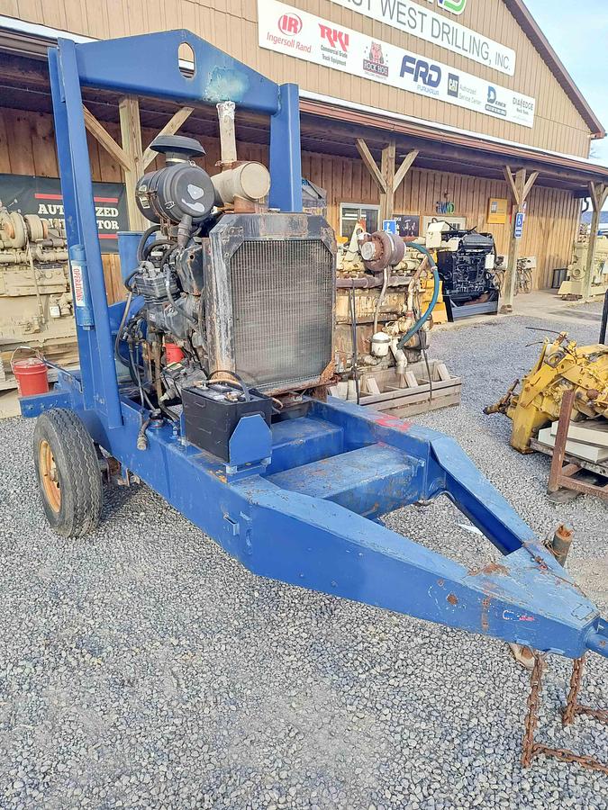 Used John Deere PAGD60-4045T PSO Trailer-Mounted Water Pump